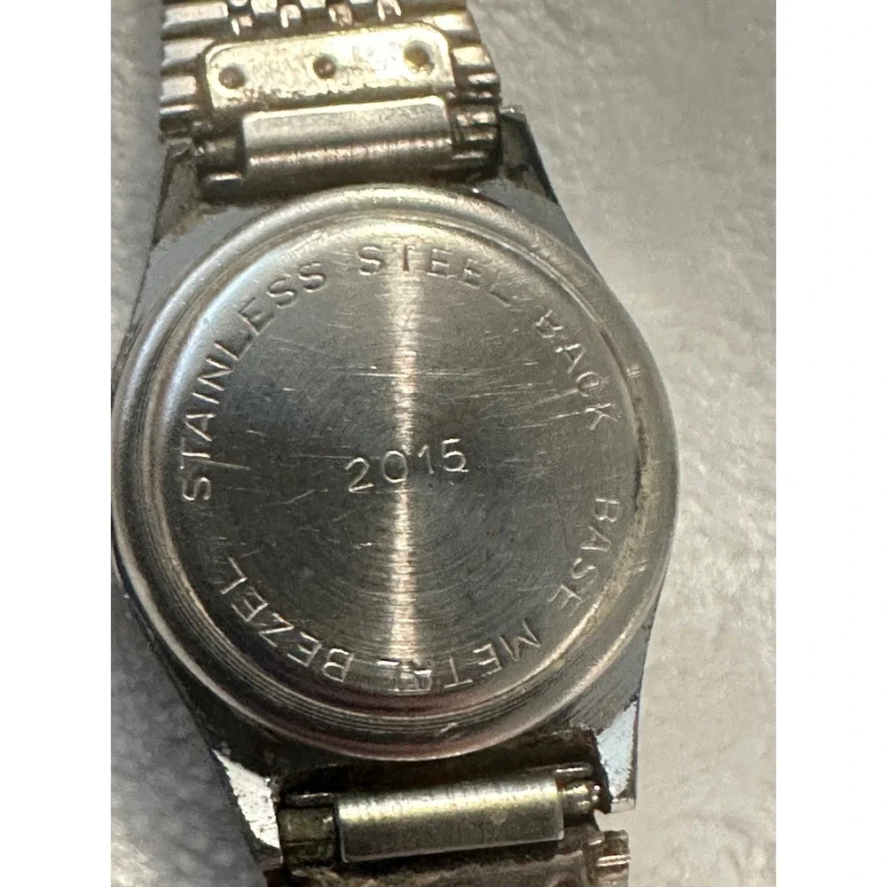 Advance Quartz Watch Womens‎ Silver Tone Stainless Steel Date Japan